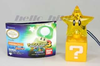 Nintendo Wii Super Mario Bros Light Mascot 3 star  