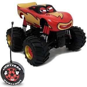   Pixar CARS Toon Exclusive Monster Truck R/C Vehicle Lightning McQueen