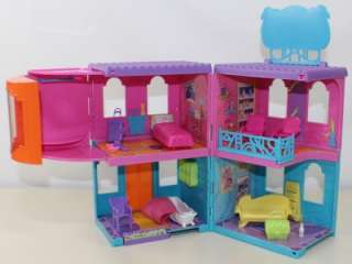 Polly Pocket LOT Dolls Clothes Hotel Cars Airplane Cruise Ship Pool 