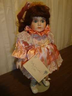 BETTY JANE CARTER MUSICAL PORCELAIN DOLL WITH TAG,LIMITED EDITION 948 