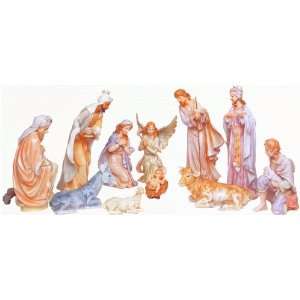  Ceramic Nativity Scene Set