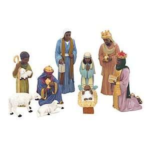 Set of 9 African American Nativity