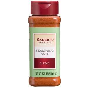 Sauers Seasoning Salt, 7.25 Ounce Jars Grocery & Gourmet Food