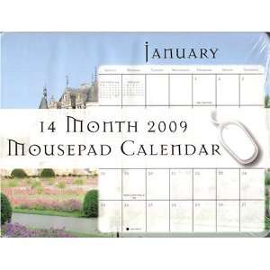  Magnificent Castles 14 Month 2009 Mousepad Calendar 