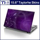 15.6 Laptop Skin Cover Sticker Decal Purple Butterfly