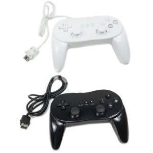  Black and White Classic Controller for Nintendo Wii Video Games