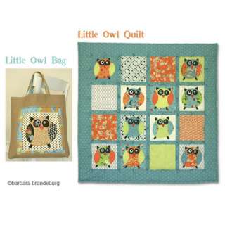 Little Owl Quilt & Bag Pattern by Cabbage Rose   Great  