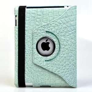  Bluish Jade Green Newly Design Crocodile Synthetic Leather Notebook 