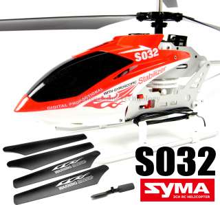 32CM Syma S032G S032 3.5CH RC Helicopter W/Gyro RTF  