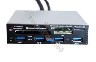   PCI E PCI EXPRESS USB 3.0 HUB CARD READER SD SDHC MMS XD M2 CF  