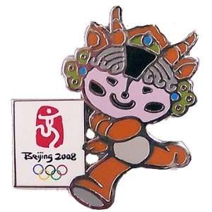  Beijing 2008 Olympics Yingying Mascot Pin Sports 