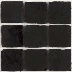  Onyx 1 x 1 Black 1 x 1 Frosted Frosted Glass Tile 