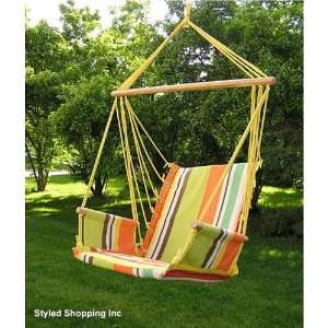  Deluxe Rainbow Hanging Hammock Swing Chair Patio, Lawn & Garden