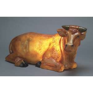  32 Nativity Ox Outdoor Lighted Fiberglass Figure by 