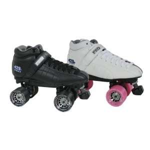  Pacer roller skates 429 Pro Quad Skates White Boot   Size 