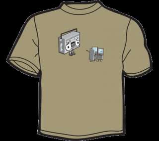 iPOD LAUGH AT BOOMBOX T Shirt funny vintage threadless  