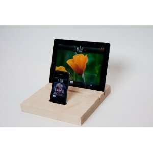  Groovy Pad   Handcrafted Real Oak Stand for Apple iPad, iPad 