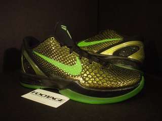 Nike Zoom Kobe VI 6 SUPREME RICE MOSS GREEN BLACK 8.5  