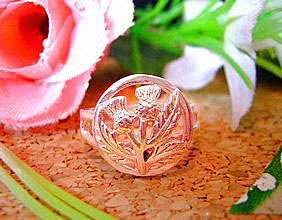   shamrock Ring Jewelry Irish Rose Gold pltd over sterling silver