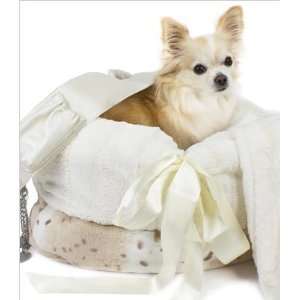   Bug Reversible Dog Carrier/Bed   Snow Leopard/Cream