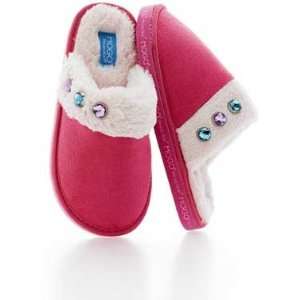 MOGO Pink Mosies GET MOGO Slippers   Youth Size 13/1 * Charm Letter 