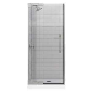   Glass Pivot Shower Door, 72 x 30 x 33 from th