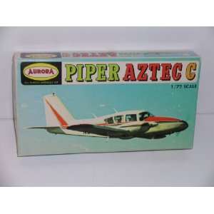   Piper Aztec C Civilian Aircraft  Plastic Model Kit 