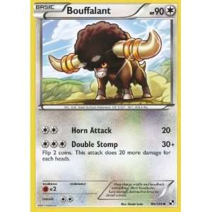   Pokemon   Bouffalant (90)   Black and White   Reverse Holofoil Toys