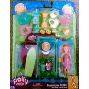 Polly Pocket Fountain Falls One Stop Swim Shop  The HOT rental Shop