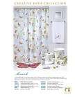NEW Monarch Butterfly Butterflies Fabric Shower Curtain Made in USA