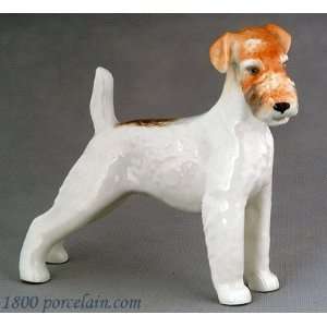  Lomonosov Porcelain Figurine Terier Dog 