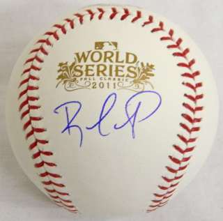 Cardinals RAFAEL FURCAL Signed 2011 World Series Baseball   SCHWARTZ 