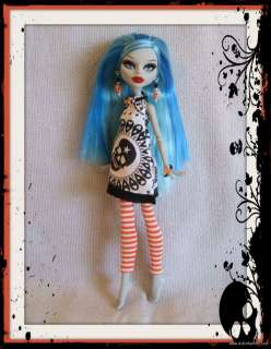   LEGGINGS +JEWELRY 4 MONSTER HIGH Doll Skulls gothic clothes d4e  