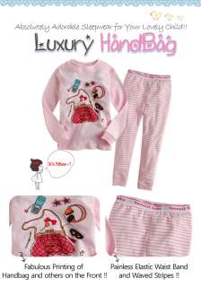 NWT Baby & Toddler Kids Girl Sleepwear Pajama Set  Luxury handbag 