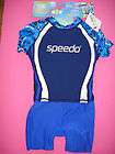 BOYS SPEEDO FLOATATION SWIMSUIT SPANDEX S/M 1 TO 2 YEAR