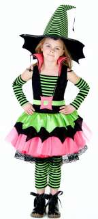   Spiderina Funky Witch Halloween Costume +HAT 4 5 6 7 8 9 10 12  