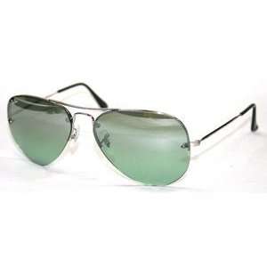  Ray Ban Sunglasses Rimless Aviator Silver Sports 