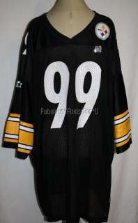   STARTER #99 Levon KIRKLAND Autographed JERSEY 4XL Pittsburgh Steelers
