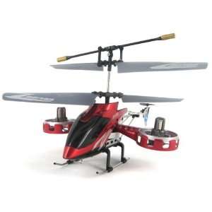  F103 Avatar 4ch Gyro LED Mini Rc Helicopter Metal Red 
