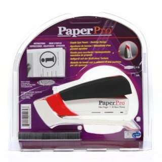   Pro Stapler 20 Sheet One Finger Touch Standard w/Staples Red 1184