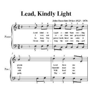  Lead Kindly Light Easy Piano Sheet Music Christian Books