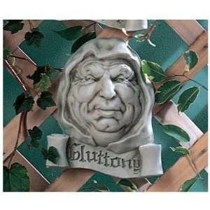 Xoticbrands Christian Statue Sin Of Gluttony Wall Sculpture  
