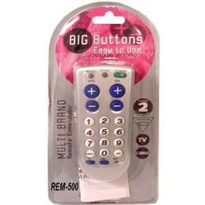   FX Big Button Easy To Use Universal Remote Control Electronics
