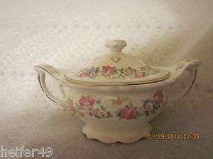 Edwin M Knowles KNO7 Covered Sugar Bowl   