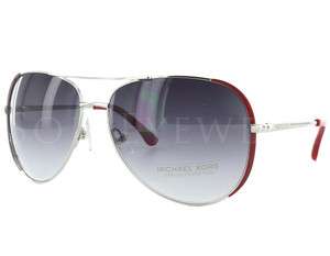 NEW Michael Kors 2045S 625 M2045S 2045 Sicily Red Aviator Sunglasses 