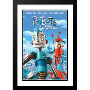  Robots 32x45 Framed and Double Matted Movie Poster   Style 