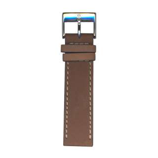 Swiss Army Officers 1884 20mm Brown Leather Watch Band  