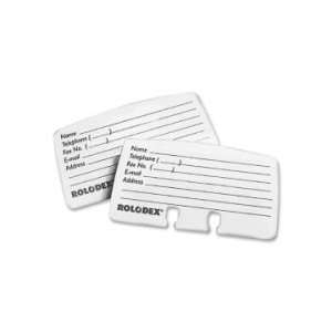  Rolodex Petite List Finder Card Refill   White   ROL67553 