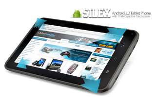 Silex   Android 2.2 Tablet Phone with 7 Inch Capacitive Touchscreen 