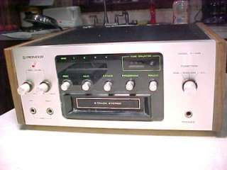 Vintage Pioneer H R99 8 track player Recorder with original packing 